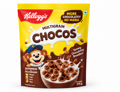 Kellogg's Multigrain Chocos More Chocolatey, No-Maida