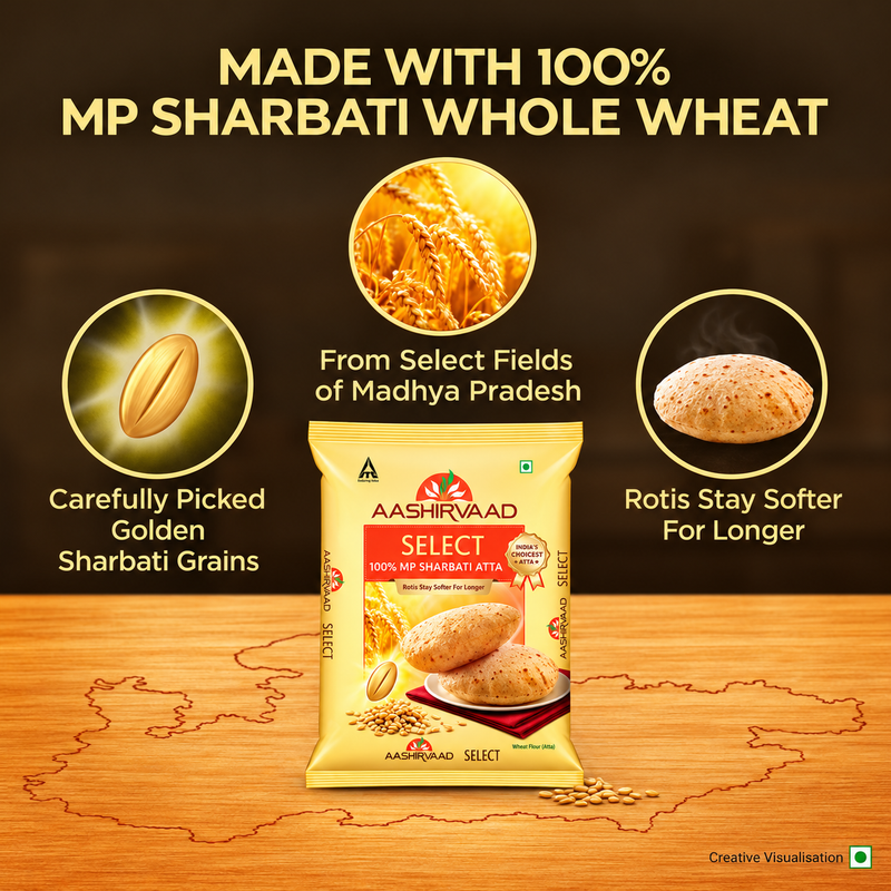 Aashirvaad Select 100% MP Sharbati Atta 3