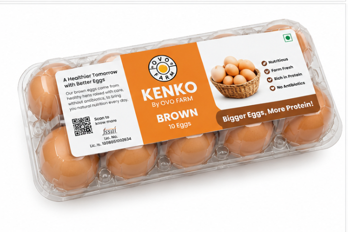Kenko By Ovo Farm Brown Eggs 3