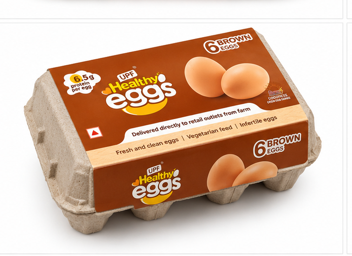 UPF Healthy Brown Eggs - 6 pieces 3