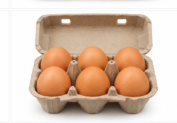 UPF Healthy Brown Eggs - 6 pieces 4