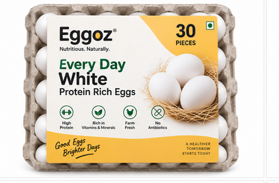 Eggoz Every Day White Protein Rich Eggs - 30 pieces