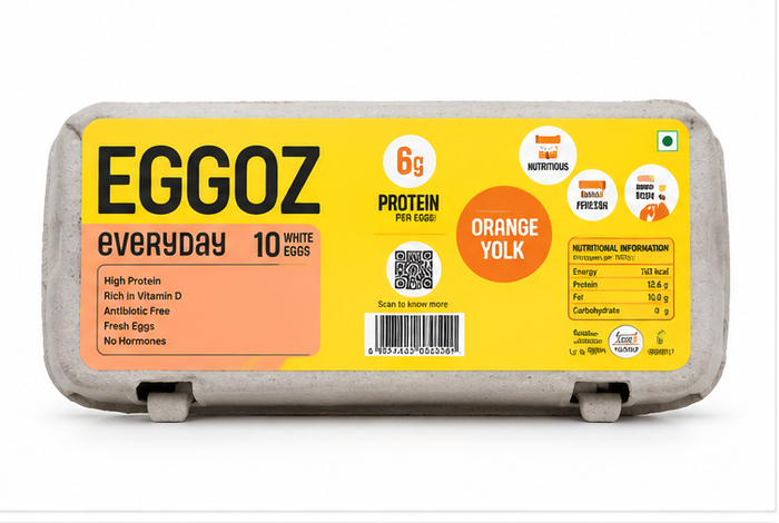 Eggoz Every Day White Protein Rich Eggs - 10 pieces