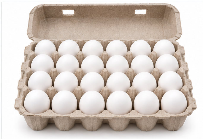 Table White White Eggs 4