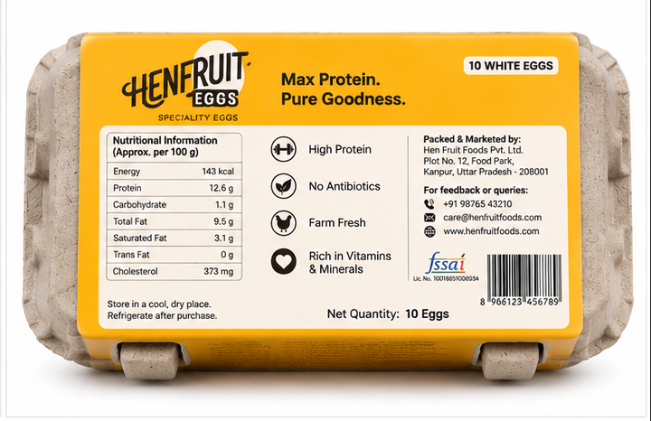 Hen Fruit -10 Max Protein Speciality Eggs 2