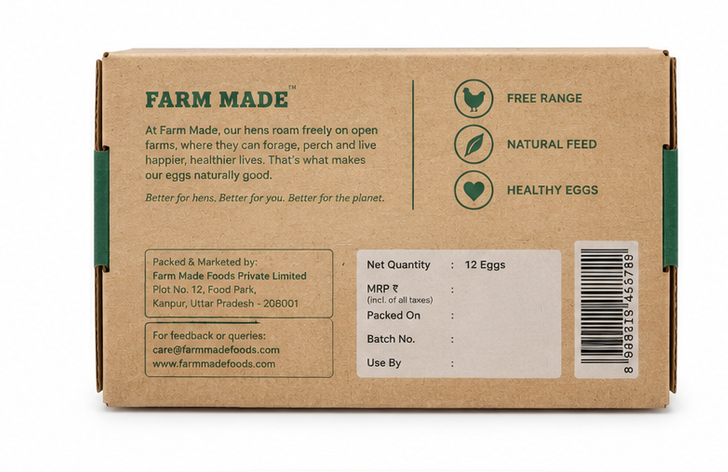 Farm Made Free Range Eggs 12 pcs 2