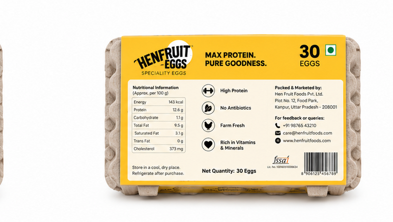 Hen Fruit -30 Max Protein Speciality Eggs 2