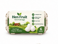 Hen Fruit -6 Farm Fresh Antibiotic Free White Protein Rich Eggs 1
