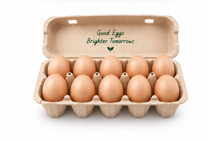 Hen Fruit -10 Jumbo Size Antibiotic Free Speciality Eggs 4