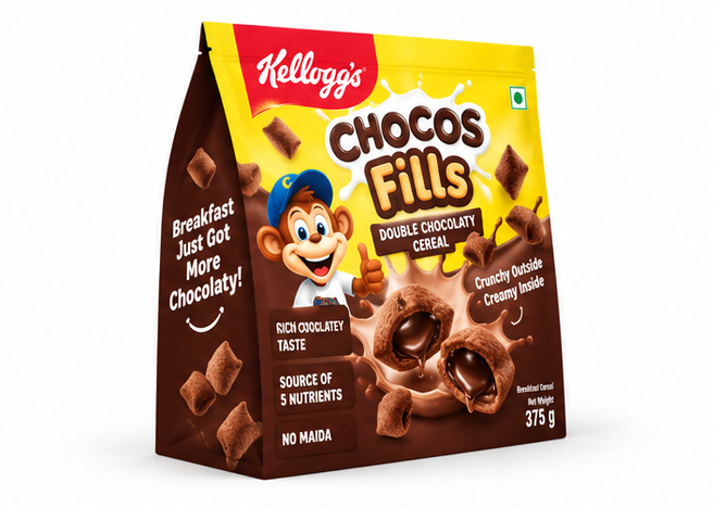 Kellogg's Chocos Fills Double Chocolaty Cereal 3