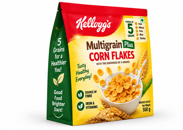 Kellogg's Multigrain Plus Corn Flakes 3