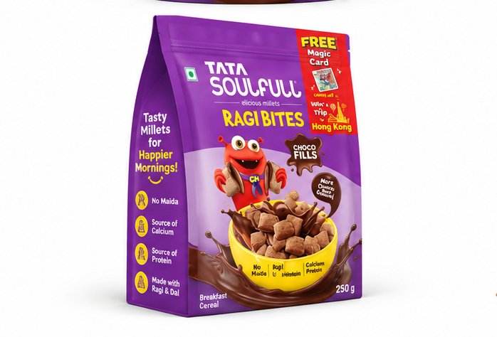 Tata Soulfull Choco Fills Ragi Bites Cereal 3