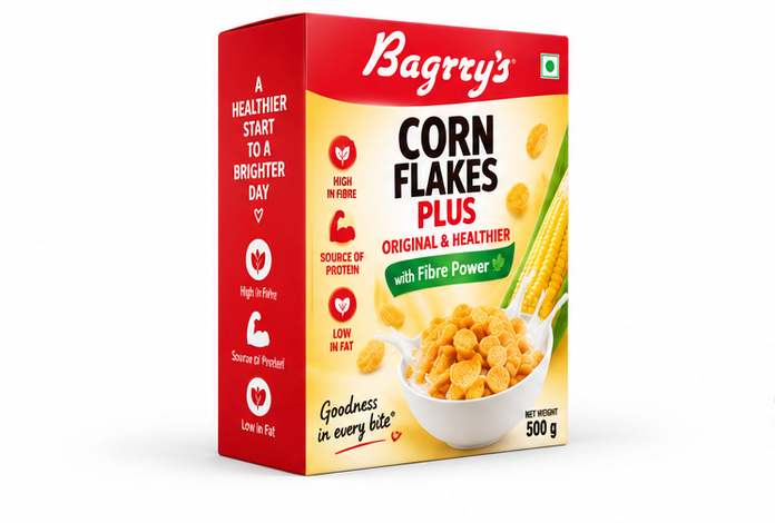 Bagrry's Corn Flakes Plus Original & Healthier (with Fibre Power) 3