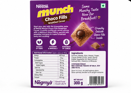 Nestle Munch Choco Fills Breakfast Cereal 2
