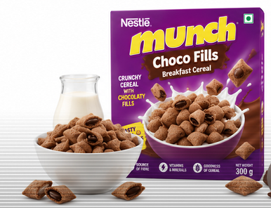 Nestle Munch Choco Fills Breakfast Cereal 3