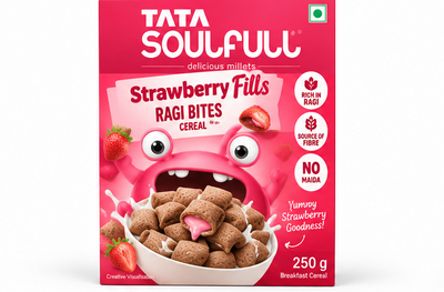 Tata Soulfull Strawberry Fills Ragi Bites Cereal