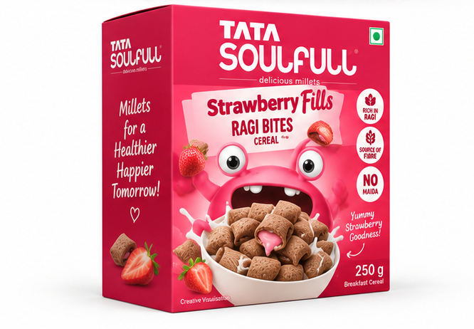 Tata Soulfull Strawberry Fills Ragi Bites Cereal 4