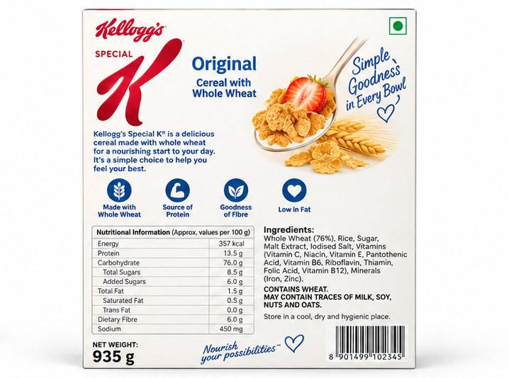 Kellogg's Special K Original Cereal with Whole Wheat 2
