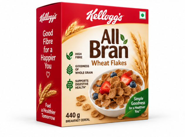 Kellogg's All Bran Wheat Flakes 3