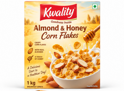 Kwality Almond & Honey Corn Flakes