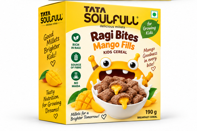 Tata Soulfull Ragi Bites Mango Fills Kids Cereal 3
