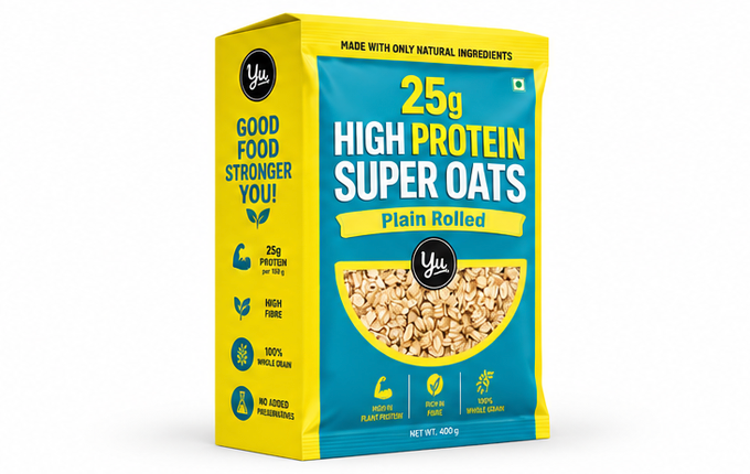 Yu High Protein Super Rolled Oats 3