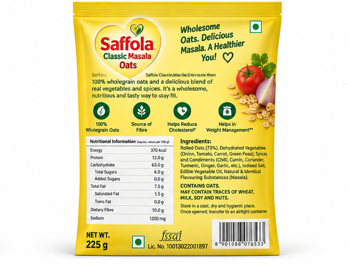 Saffola Classic-Masala Oats 2