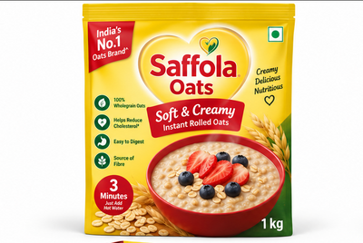 Saffola Oats Soft & Creamy Instant Rolled Oats