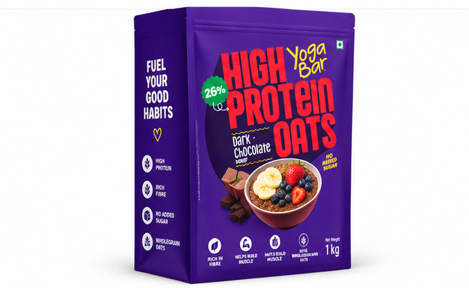 Yoga Bar Protein Oats - Dark Chocolate 3