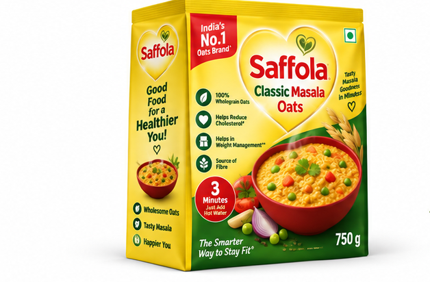 Saffola Classic Masala Flavoured Oats 3