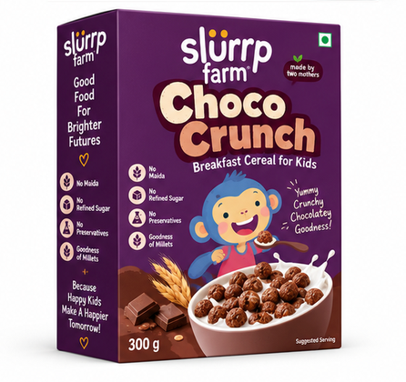 Slurrp Farm Choco Crunch Breakfast Cereal for Kids 3