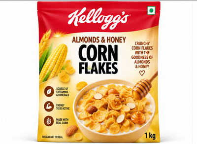 Kellogg's Almonds & Honey Corn Flakes