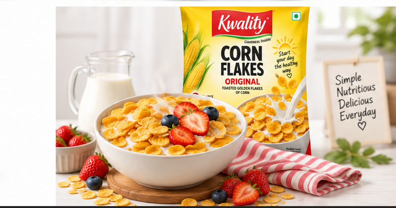 Kwality Corn Flakes Original 4
