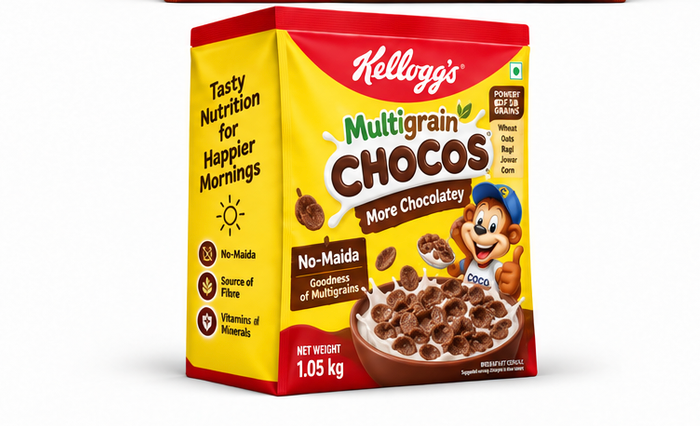 Kellogg's Multigrain Chocos More Chocolatey, No-Maida 3