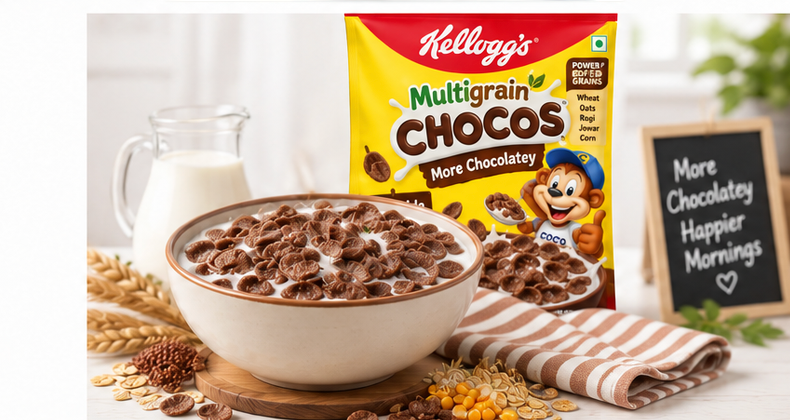 Kellogg's Multigrain Chocos More Chocolatey, No-Maida 4