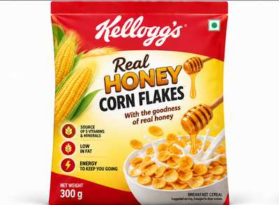 Kellogg's Real Honey Corn Flakes