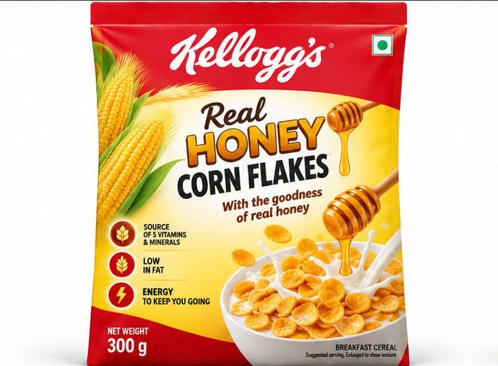 Kellogg's Real Honey Corn Flakes
