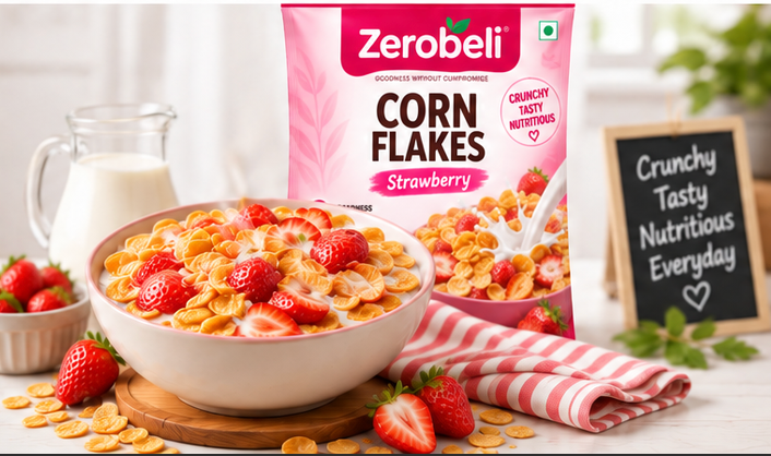 Zerobeli Corn Flakes - Strawberry 4