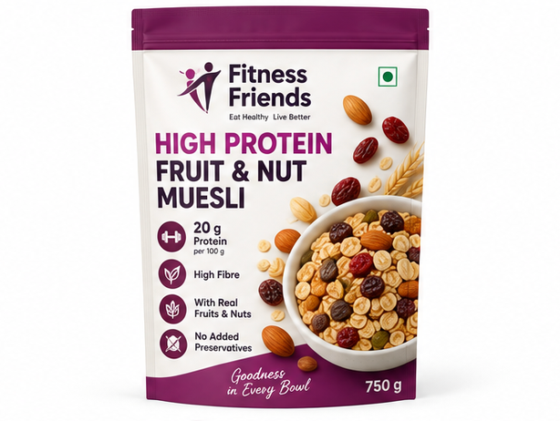 Fitness Friends High Protein Fruit & Nut Muesli