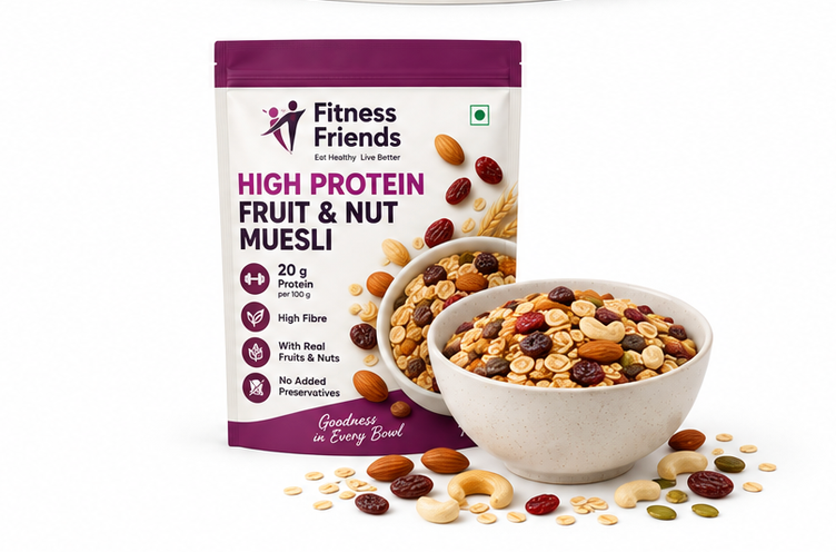 Fitness Friends High Protein Fruit & Nut Muesli 4