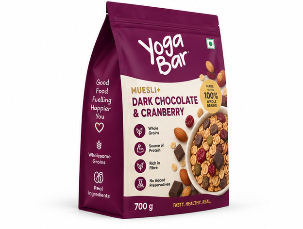 Yoga Bar Dark Chocolate & Cranberry Muesli 3