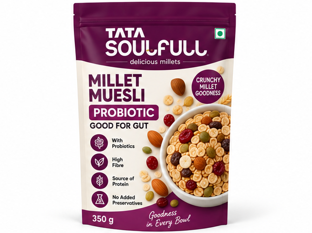 Tata Soulfull Millet Muesli Probiotic Good for Gut