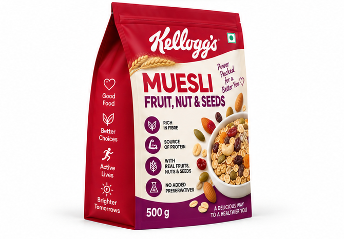 Kellogg's Fruit, Nut & Seeds Muesli 3