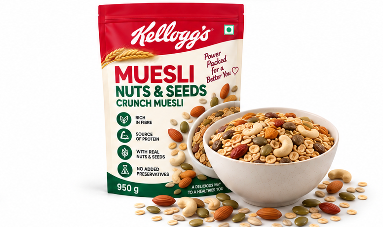 Kellogg's Muesli Nuts & Seeds Crunch Muesli 4