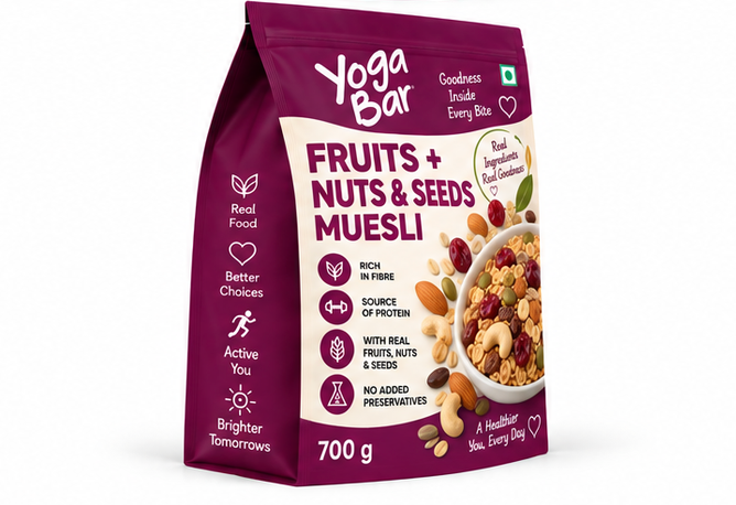 Yoga Bar Fruits + Nuts & Seeds Super Muesli 3