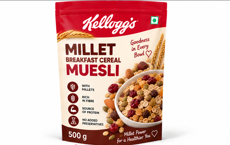 Kellogg's Millet Breakfast Cereal Muesli