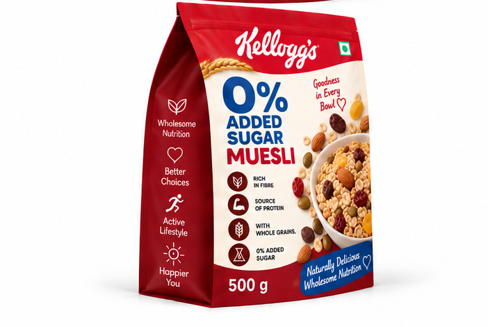 Kellogg's 0% Added Sugar Muesli 3