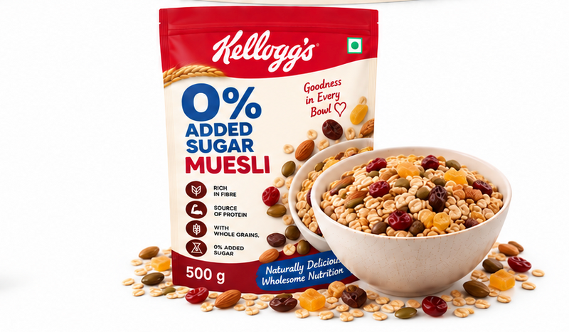 Kellogg's 0% Added Sugar Muesli 4