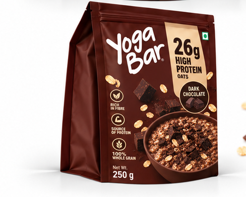 Yoga Bar 26g High Protein Oats (Dark Chocolate) 3