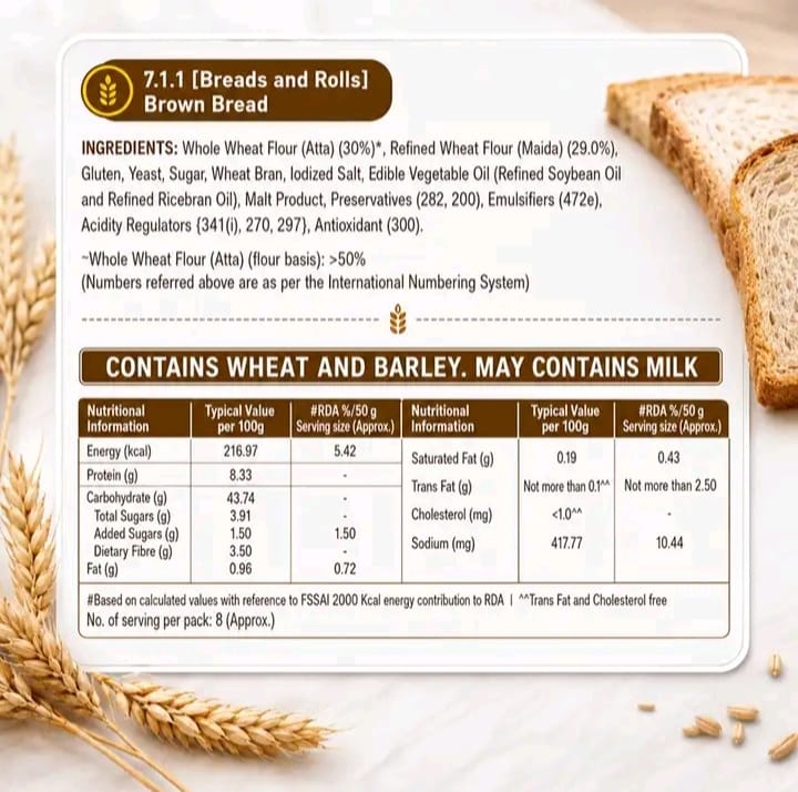 Harvest Gold Hearty Brown Bread 8